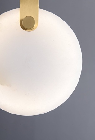 Светильник подвесной Alabaster D170хH200mm LED 8W Латунь