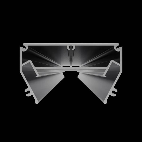 Профиль для натяжных потолков CITY 2TRA | 54x32x1000mm