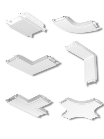 Угловой соединитель потолок-стена для шинопровода H5 White