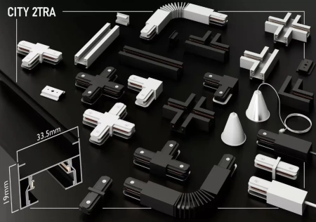 Токоподвод ML 2TRA Черный