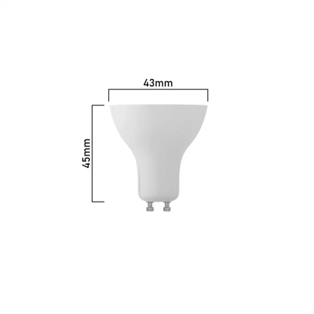 Светильник CITY SPOT 10W 3000К GU10 угол света 110 град. алюминий черный/ black, 220V, 69x61mm