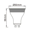 Светодиодная лампа MR16 10W 4000К GU10 угол света 38 град. white, 220V, 50x56mm