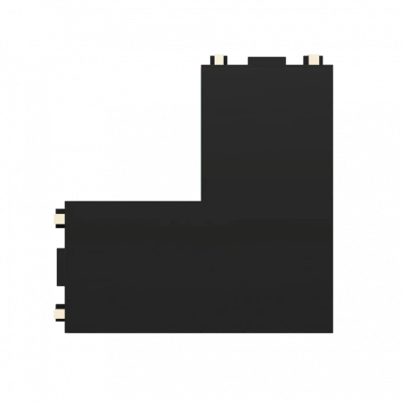 Угловой соединитель потолок-потолок для шинопровода H5 Black