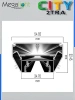 Профиль для натяжных потолков CITY 2TRA | 54x32x1000mm
