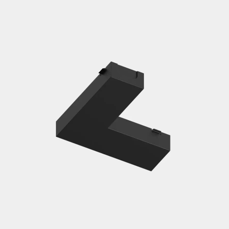 Угловой соединитель для шинопровода S25 2TRA | Black 60х60х10.5mm