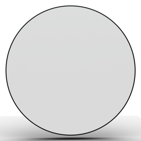 Светильник накладной RONDO 84W Black 3000K | Ø600x60mm 