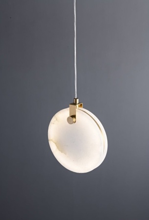 Светильник подвесной Alabaster D170хH200mm LED 8W Латунь