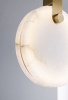 Светильник подвесной Alabaster D170хH200mm LED 8W Латунь