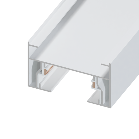Трековая система серии CITY 2TRA | WHITE 1000x34x19mm | 220V