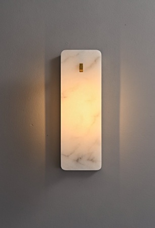 Светильник настенный Alabaster L128хH380хW110 E27х1 BRASS GOLD