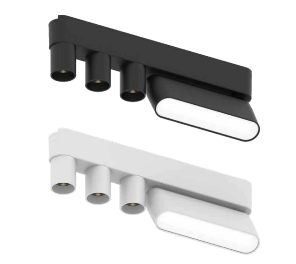 Трековый магнитный св-к LEGO MAGNETIC H4 24V 6Wх2 110/°24° 3000К/4000K/6000К OSRAM |  Black 