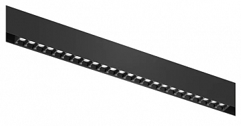 Светильник LINER BLACK MASK MAGNETIC S20 48V 24W 36° 3000K CRI90 OSRAM | Черный корпус L435mm