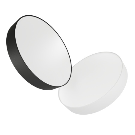 Светильник накладной RONDO 48W Black 4000K | Ø400x60mm 