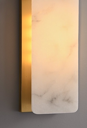 Светильник настенный Alabaster L128хH380хW110 E27х1 BRASS GOLD