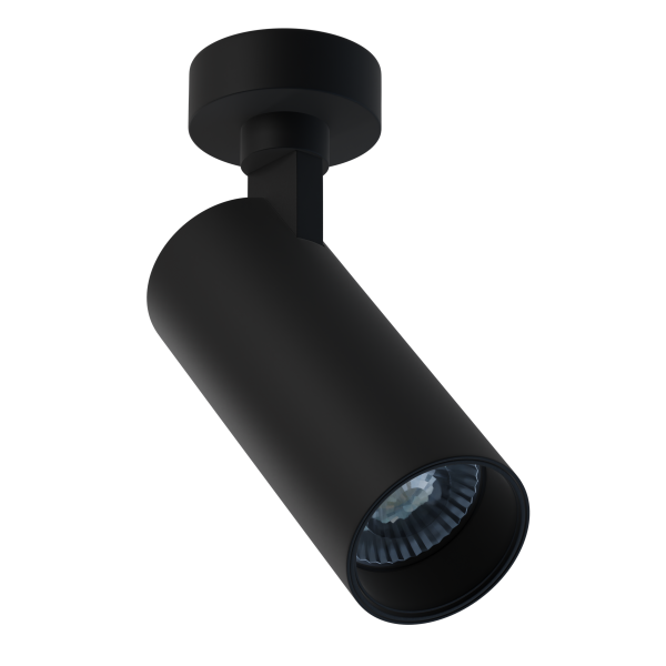 Накладной светодиодный светильник CITY NEW 30W 4000K CRI85 Угол света 36° BLACK Ø60x155mm