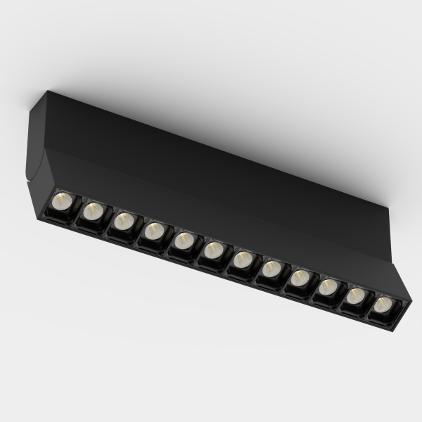 Светильник накладной светодиодный BLACK BOOK 12W OSRAM 36° DW/4000К Черный корпус | 220V