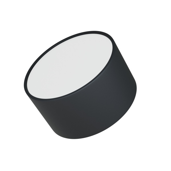 Светильник накладной RONDO 12W D120x65mm 4000K Black