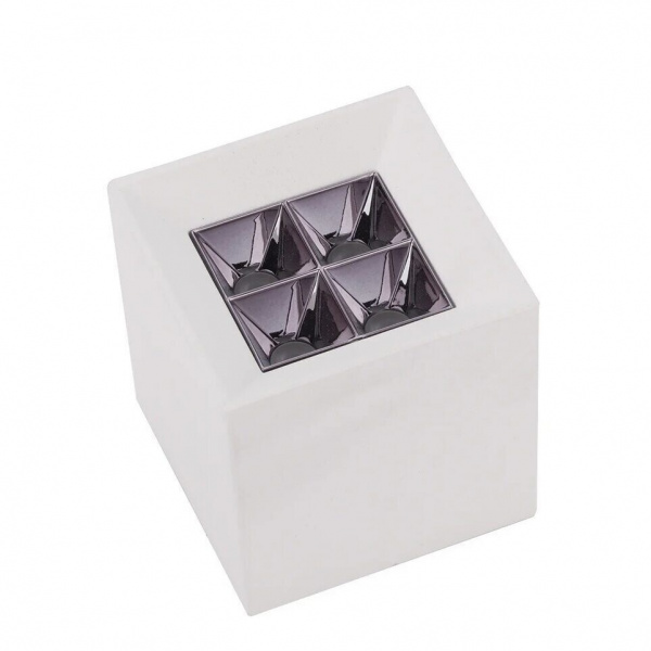 Св-к накладной WINDOWS 8W 4x2W OSRAM CRI90, WW 3000K, KEGU драйвер, White 62х62х62mm