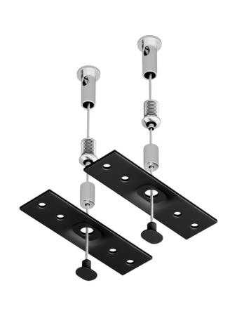 Потолочный подвес с креплением на трос S15 | Black