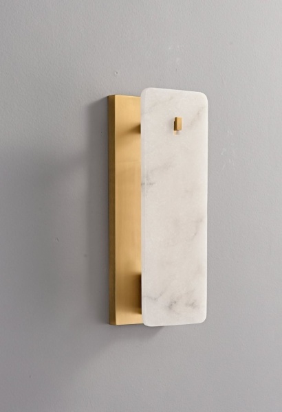 Светильник настенный Alabaster L128хH380хW110 E27х1 BRASS GOLD