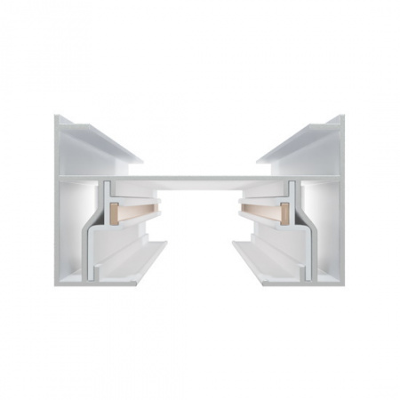 Трековая система серии CITY 2TRA | WHITE 1000x34x19mm | 220V