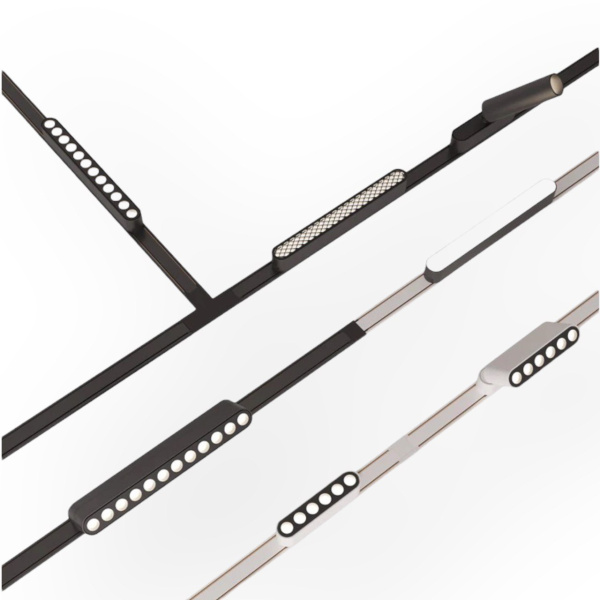 Светильник TUBE MAGNETIC Н5 48V 12W 120° 3000K CRI90 OSRAM | Черный корпус L602mm