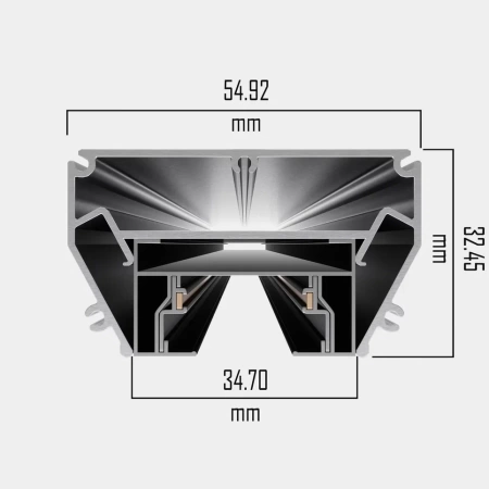 Торцевая заглушка для профиля  CITY 2TRA
